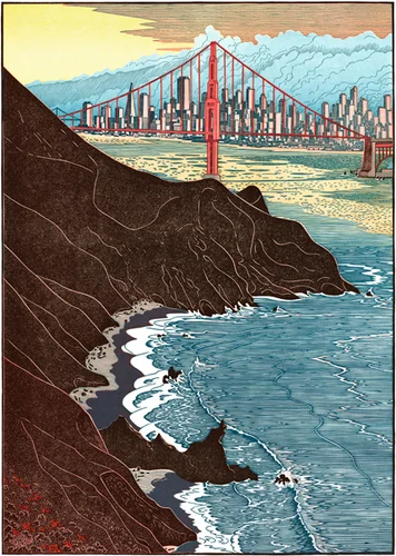Golden Gate Sunset II — Tom Killion